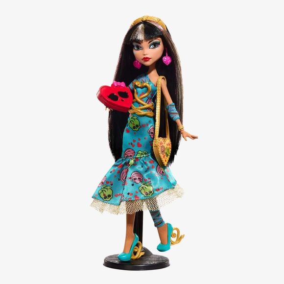 NEW 2023 Monster High Howliday Cleo and Deuce Love Edition 2-Pack Set HKY85 NIB - Picture 4 of 11